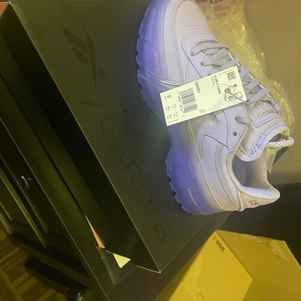 Brand new Cardi B club C “Crisp Purple” sneakers